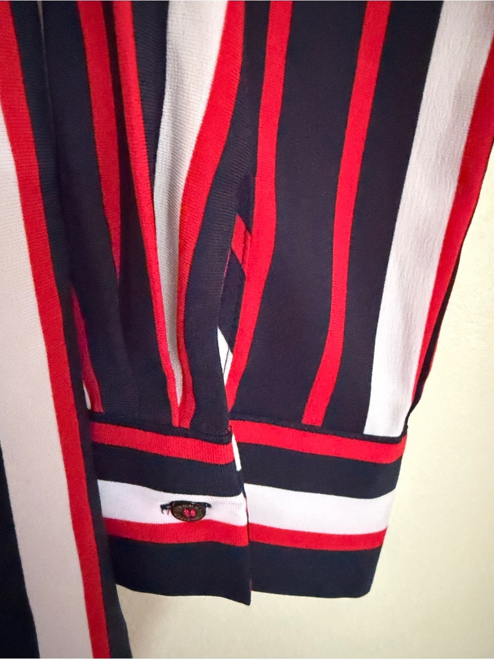 TOMMY HILFIGER Shirt Dress w/Tie Belt - Women’s Size Small/P - Red/White/Blue - Picture 7 of 15